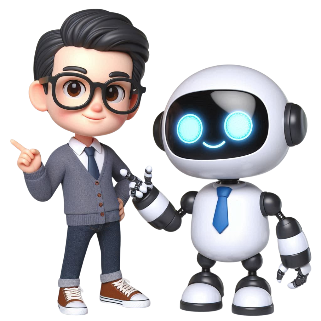 Um programador e um robo